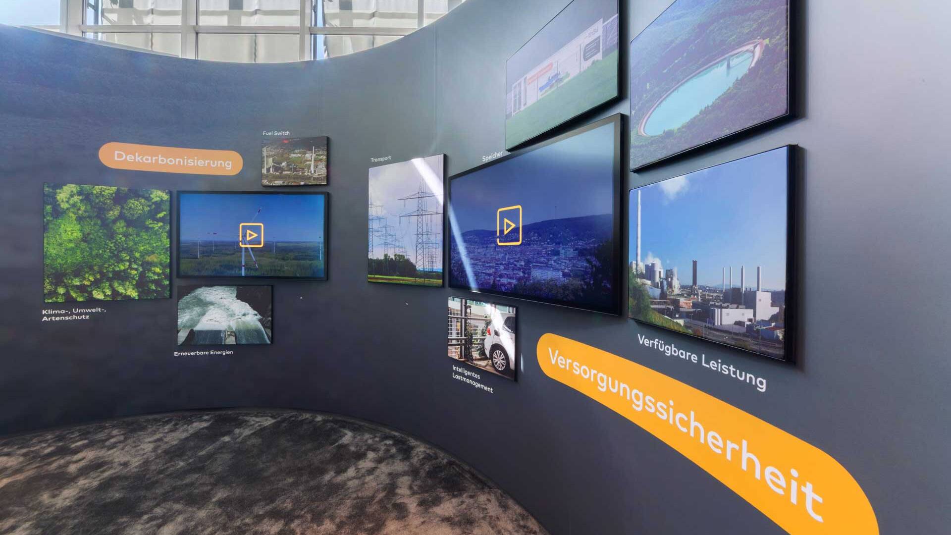 Detailfoto der Ausstellung im Eingangsbereich